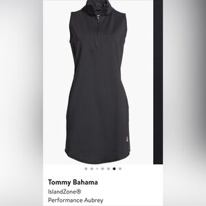 Tommy Bahama Aubrey IslandZone Mock Shift Dress Black XS